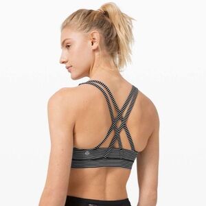 Lululemon Energy Bra *Medium Support, B–D Cup
Hype Stripe Black White
